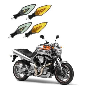 Imagem de KIT 4 Setas Sequenciais Pisca de Led Modelo P35S Para Moto MT 01 1670 