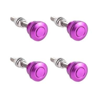 Imagem de Kit De Pinos Universais Para Capô De Carro De 22mm, Fecho Rápido De Al