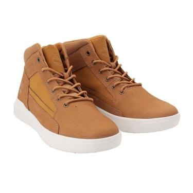Imagem de Timberland Tênis masculino Allston Mid com cadarço, Nobuck de trigo, 10 Wide
