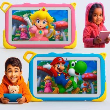 Imagem de Tablet Infantil Educativo Android Presente Dia Das Crianças Para Menin