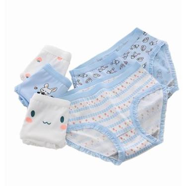 Imagem de Cueca feminina SINROYEE Anime Cosplay de algodão, pacote com 5