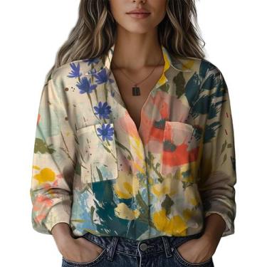 Imagem de Blusa domirica Summer Hawaiian Beach com estampa floral feminina