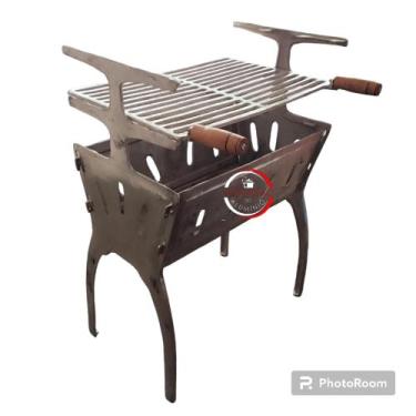 Imagem de Churrasqueira de alumínio desmontável grande+ linha PREMIUM/ direto da