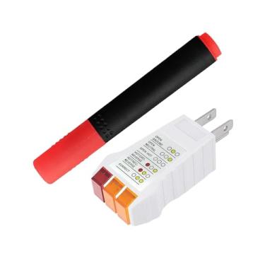 Imagem de Esquirla Testador de tomada elétrica Testador de aterramento Receptáculos e soquetes de teste Dispositivo de teste de continuidade para aterramento Folhas