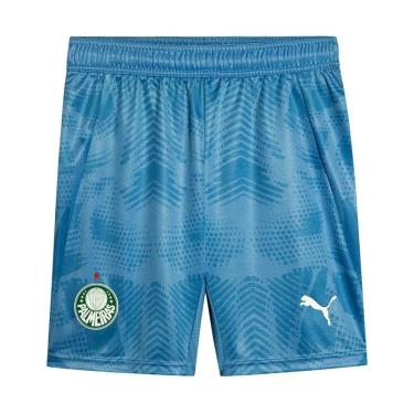 Imagem de CALÇÃO DE GOLEIRO PUMA PALMEIRAS I 2025 MASCULINO - JOGADOR - AZUL G-Masculino