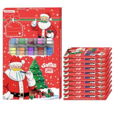 Imagem de MSDADA Pente de giz de cabelo de 10 cores, brinquedos de Natal para 6, 7, 8, 9, 10, 11, 12, 13 anos, meninas, crianças, lavável, temporária, tinta, tinta, tinta, cabelo, meninas, presente para meninas