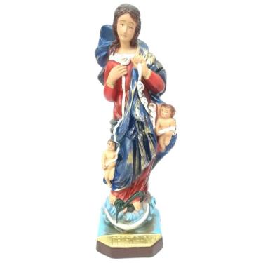 Imagem de Imagem De Nossa Senhora Desatadora dos Nós Gesso 30 Cm