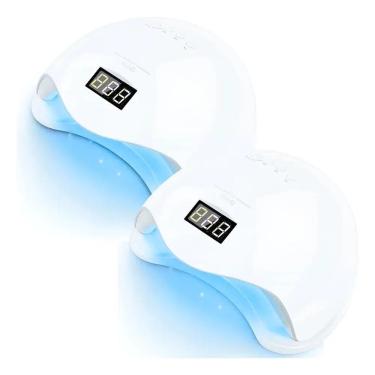 Imagem de Kit 2X Cabine Sun 5 Led Uv 48W Bivolt Unha Gel Alongamento