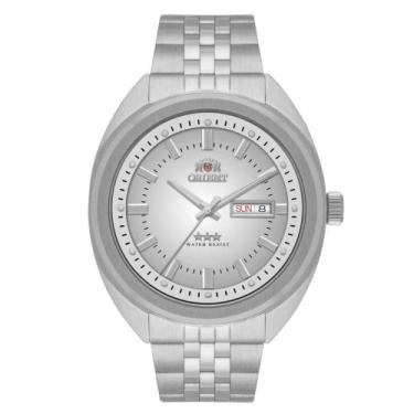 Imagem de Relógio Masculino Orient Automátic 3 Estrela Prata Exclusivo, Prata