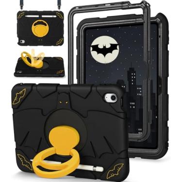 Imagem de LISEVO Capa para iPad 10ª geração de 10,9 polegadas, para iPad A16 11ª geração 2025 - Capa protetora resistente à prova de choque para meninos com suporte giratório e alça e suporte para caneta