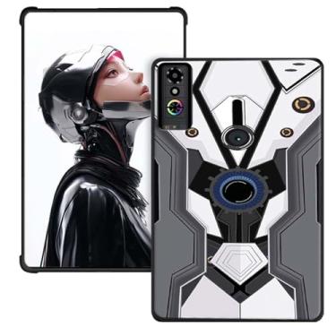 Imagem de Capa para tablet gamer RedMAGIC Astra 23.0 cm, design fino fosco TPU macio capa protetora para ZTE Nubia RedMAGIC Tablet 3 Pro, antiarranhões, à prova de choque, branca