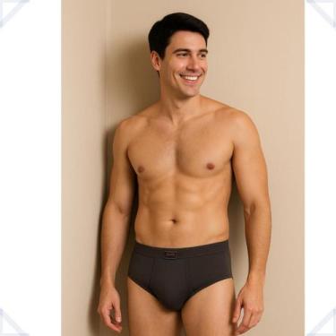 Imagem de 10 Cuecas Click Slip Adulto Tradicional Abertura Helanca 120, Sortidos