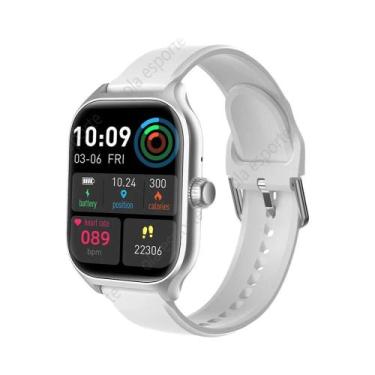 Imagem de Smartwatch Unissex Com Monitoramento De Frequência Cardíaca, Chamadas 