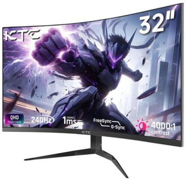 Imagem de Monitor de jogos KTC 32 polegadas 240 Hz curvado QHD 2560x1440p