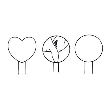 Imagem de Treliça de plantas, suportes de plantas de jardim3 tipos de treliça de jardim de metal para plantas trepadeiras, suporte de ferro para plantas, para decoração rastejante de caule de jardim s para