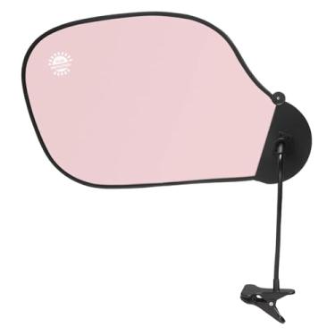 Imagem de Generic Escudo de privacidade ajustável para mesa de escritório, portátil, com braçadeira multifuncional para bloquear luz suspensa, braço dobrável, Rosa