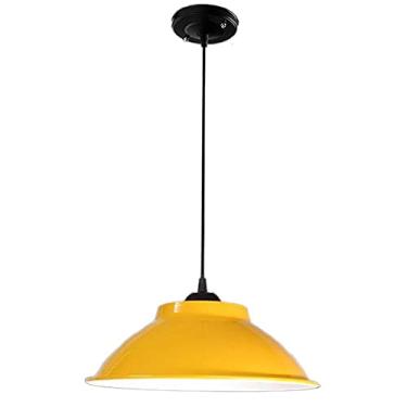 Imagem de CHENKUI Lustre, Abajur retrô industrial de metal ilha de cozinha, luminárias de teto internas E27/E26, luminária pendente decorativa de bar para sala de dançar, cozinha, café,