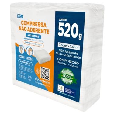 Imagem de TEXMED, Pacote Compressa Gaze Não Aderente TNT Hospitalar 520 gramas