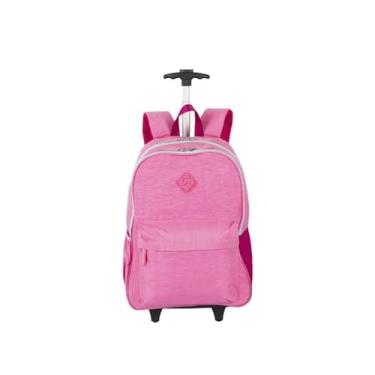 Imagem de Mochila Carrinho Externo Sestini Rolling Crinkle 2 Double Rosa - Pink