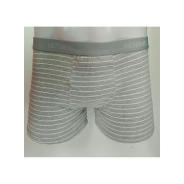 Imagem de Cueca Boxer Hering 77RQ Masculina Listrada Algodão T. P/XXG, XXG, 1c, 