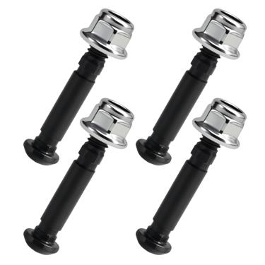 Imagem de KPALAG 4 peças de conjuntos de pinos de tesoura de soprador de neve (4 pinos e 4 porcas de bloqueio) compatíveis com soprador de neve autopropelido de 2 estágios EGO 61.0 cm e 71.1 cm SNT2400, SNT2405