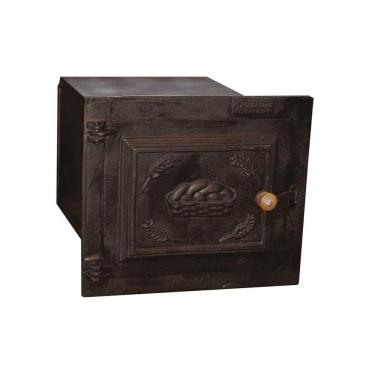 Imagem de Forno em Ferro Fogão a Lenha Médio Porta Ferro 50x42x35cm