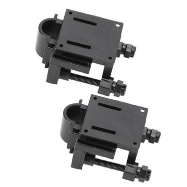 Imagem de Yctze 2 Pçs Suporte de Tubulação de água de Aquário Braçadeira de Mangueira para Tanque de Peixes, Diâmetro do Tubo ≤ 18mm-fácil Instalação, Dispositivo Elétrico de Plástico Preto