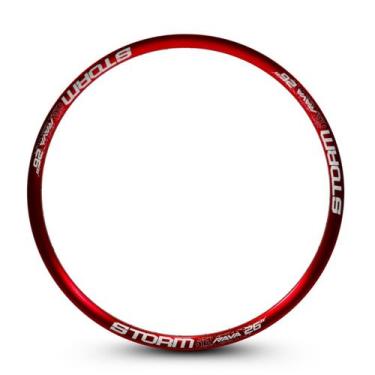 Imagem de Aro 26 Bicicleta 36 Furos MTB Storm Freeride Parede Dupla 30mm Rava Cy