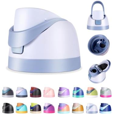Imagem de Branbox Tampa de substituição para Owala Freesip, compatível com Owala Cup 473 ml, 680 g, 947 ml, 1,134 g, tampa superior de garrafa de água de um botão para Owala Freesip, à prova de vazamento, livre