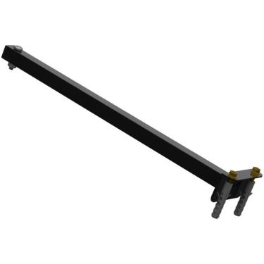 Imagem de Suporte Refletor Fachada Banner Braço 40 Cm - Preto