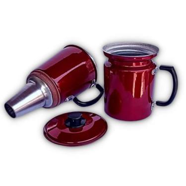 Imagem de cafeteira italiana de 1 litro de alumínio resistente já acompanha filt