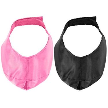 Imagem de Akozon 2 Peças de Tecido de Nylon Respirável para Focinho de Gato de Estimação para Banho e Cirurgia – Protetor Facial Anti-mordidas, Tamanho G, Adequado para Gatos (L)
