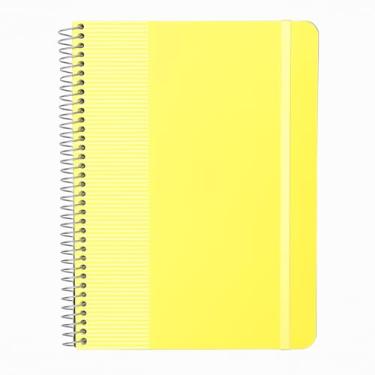 Imagem de Confetti - Caderno Universitário Cos 10x1 160 Folhas Pautado Capa Amarelo