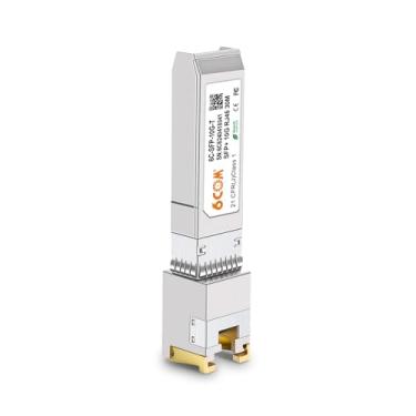 Imagem de 6COM Transceptor de cobre SFP 10GBase-T SFP+, módulo 10G-T RJ45 até 30 metros, para Ubiquiti UF-RJ45-10G, Netgear AXM765 e outros interruptores abertos