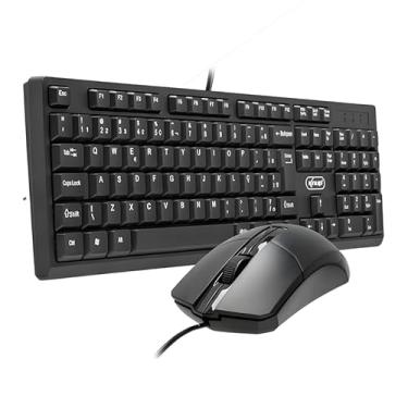 Imagem de Kit Teclado E Mouse Com Fio USB Escritorio KNUP