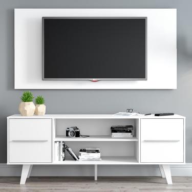 Imagem de Rack e Painel para TV até 50" Copenhagen Branco Madesa