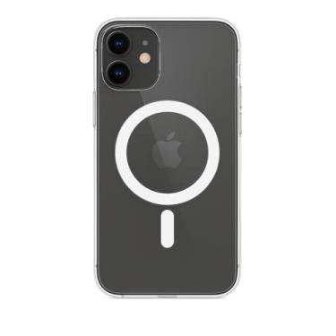 Imagem de Capa Capinha Case para (iPhone 11) Magnética Carregamento por Indução Transparente Premium Anti Impacto, Anti Amarelamento, Proteção de Câmera (iPhone 11)