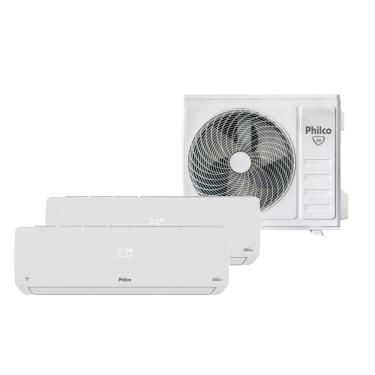 Imagem de Ar Condicionado Bi Split Inverter Philco 9000 e 12000 BTU/h Quente e Frio PAC18QW - 220 Volts