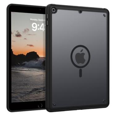 Imagem de Telaso Capa magnética para iPad 6ª/5ª geração de 9,7 polegadas 2018/2017, capa protetora à prova de choque para Apple iPad 9,7 polegadas 6ª/5ª geração, preta