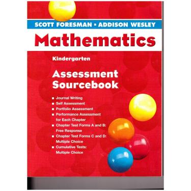 Imagem de Mathematics: Kindergarten Assessment Sourcebook [Paperback] Pearson/Scott Foresman