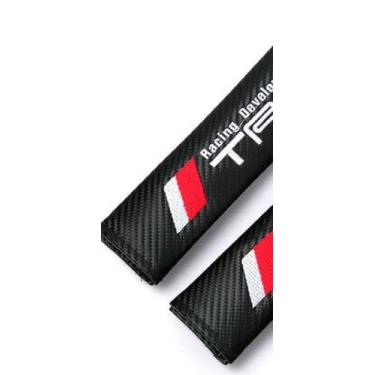 Imagem de KMQDJFVBJ 2 peças de almofadas de ombro para cinto de segurança, capas de alças confortáveis para carro T-R-D