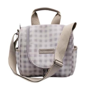 Imagem de Frasqueira Térmica Maternidade Baby – Linha Emy, Diversas Estampas (Xadrez Lilás)