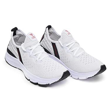 Imagem de Tênis Meia Para Caminhada Treino e Academia Macio e Confortável (34, Branco)