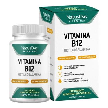 Imagem de Vitamina B12 Alta Concentração 60 Cápsulas Natusday-Unissex