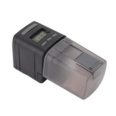 Imagem de Generic Alimentador Automático de Comida de Peixe, Alimentador Elétrico Prático para Aquário, 4 Alimentações por Dia para Férias