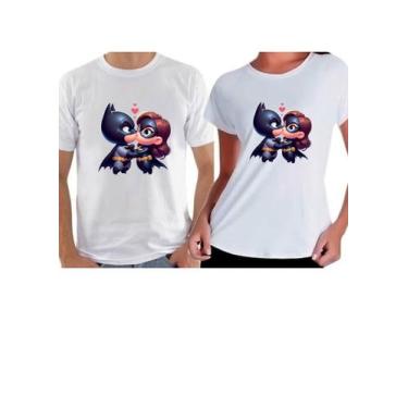 Imagem de Kit de blusas dia dos namorados - Verzollo , masculina m feminina p