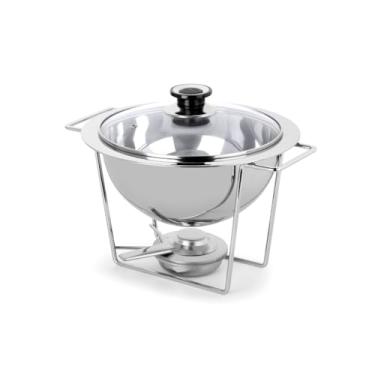 Imagem de Rechaud Meu Buffet em Aço e Aço Cromado 3L - Forma