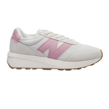 Imagem de Tenis New Balance 370v1 Branco Off/rosa 34