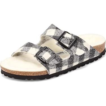 Imagem de Sandália Birkenstock Arizona unissex, Branco, 4-4.5