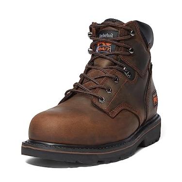 Imagem de Timberland PRO Men's Pitboss 6" Steel-Toe Boot, Brown , 8.5 EE - Wide